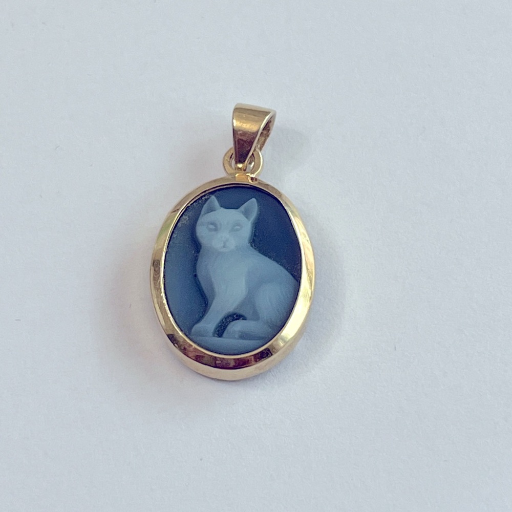 14K Yellow Gold Pet Pendant